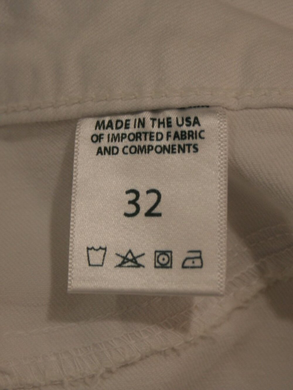 Just Black White Skinny Jeans Size 32 - Picture 10 of 10